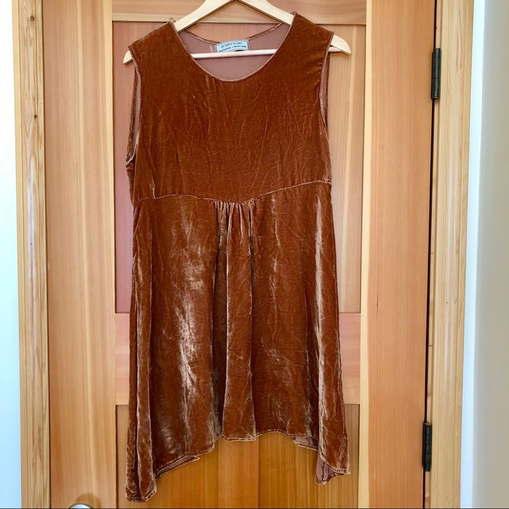 Donkey Girl Raw Velvet Dress 🇺🇸